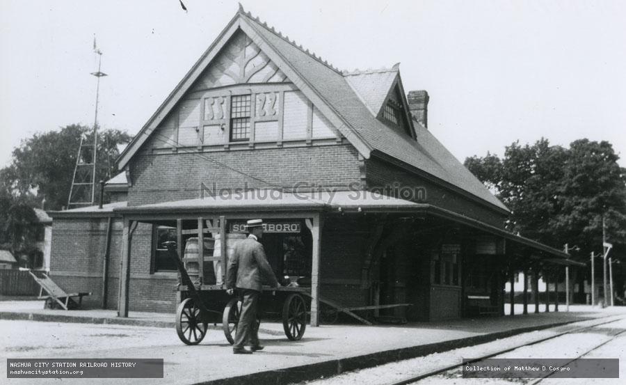 Postcard: Southboro, Massachusetts Station